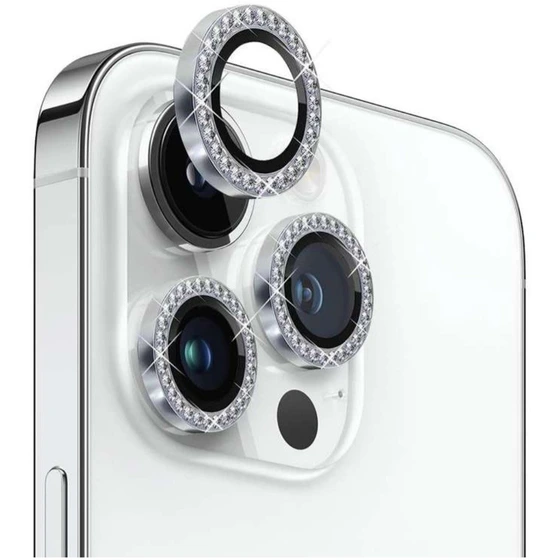 محافظ لنز نگین دار ایفون 13 pro/promax
