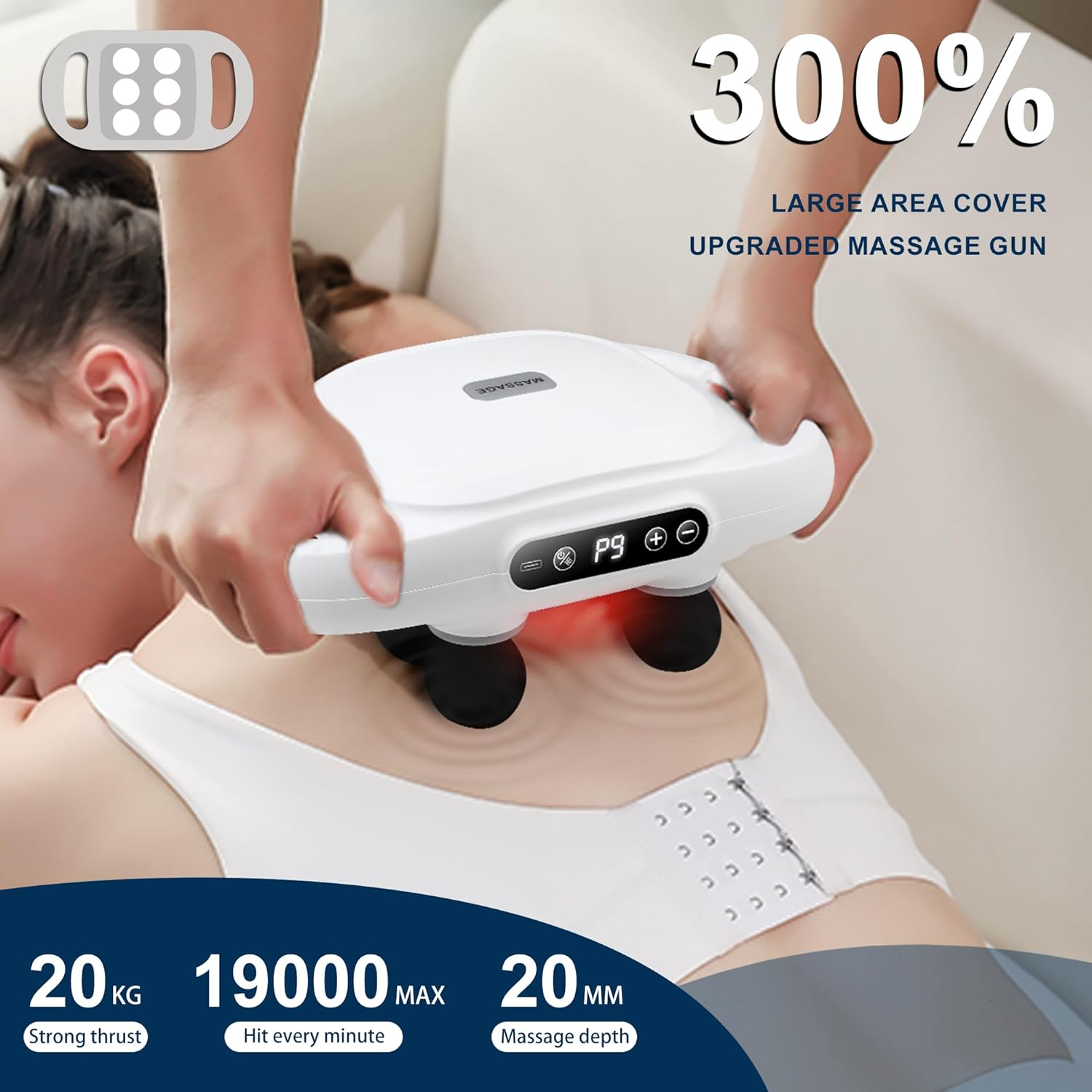ماساژور شش قلو مدل (CHM-006)