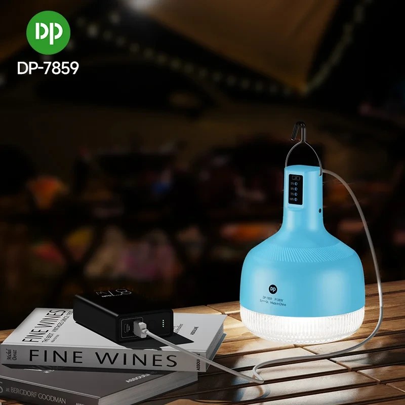 لامپ شارژی دی پی مدل DP-7859 ظرفیت ۳۸ وات