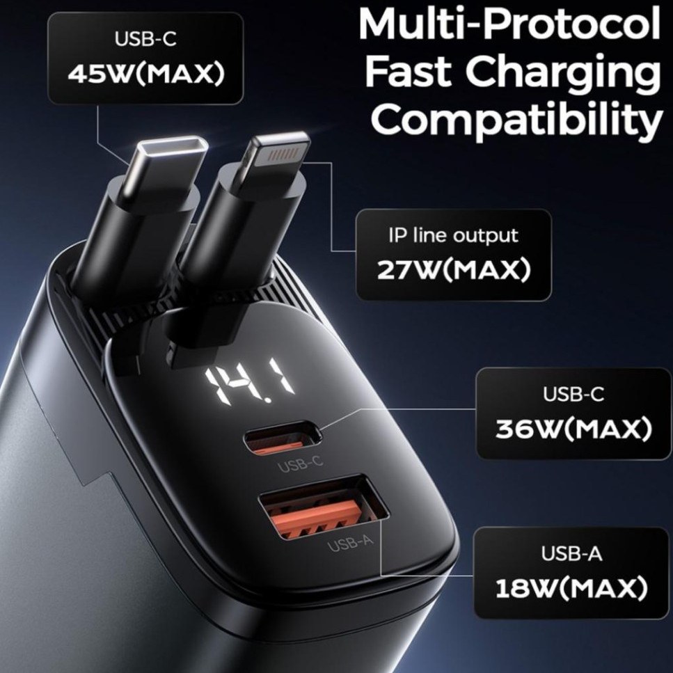 شارژر فندکی خودرو 4in1 مدل XO-CC71 با توان 108 وات - Image 4
