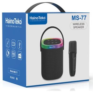 اسپیکر بلوتوثی قابل حمل Haino Teko مدل MS-77 به همراه میکروفون